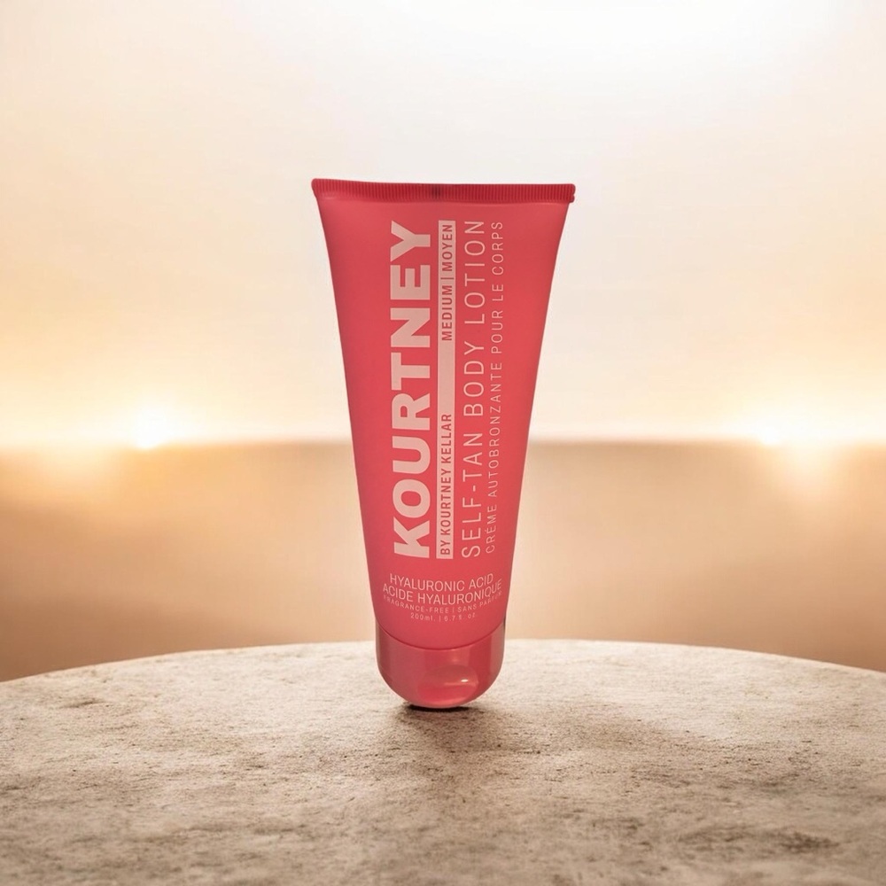 Self-Tan Body Lotion - Vibrant Pink Medium Shade